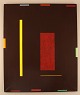Holger Jansson, Sweden. Abstract composition. Oil on canvas. Dated 1996.
