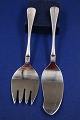 Patricia Danish silver flatware, set of fish 
serving items with stainless steel