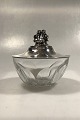 Georg Jensen Sterling Sølvlåg og Baccarat Krystal Confiture Glas No 482