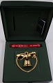 Georg Jensen Christmas Ornament 1984, Christmas 
Bell, in a green box