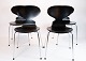 Set of Four Ant Chairs - Model 3101 - Black - Arne Jacobsen - Fritz Hansen