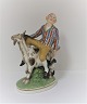 Royal Copenhagen. Porcelain figure. Clumsy Hans. Model 1228. Height 18 cm. (1 
quality)