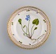 Royal Copenhagen Flora Danica salad plate in hand-painted porcelain with flowers 
and gold decoration. Model number 20/3573.
