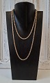 Very long king chain in 8 kt gold - 92 cm.