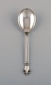 Georg Jensen Acanthus serving spoon in sterling silver.
