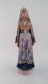 Large Dahl Jensen porcelain figure. Egyptian woman. 1930s / 40s. Model number 
1123.
