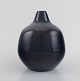Knabstrup ceramic vase in deep blue glaze.
Modernist shape. 1960