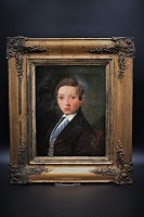 vare nr: 1800 tals portræt af ung mand