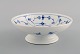 Royal Copenhagen Blue fluted Plain bowl on foot. Model number 1/18. Dated 1949.
