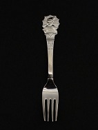 Tretårnet sølv barne gaffel 14 cm. 