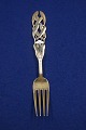 Michelsen Christmas fork 1941 of Danish gilt silver