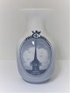 Royal Copenhagen. Rundskuedags vase 1928. Height 17 cm. (1 quality)