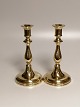 A pair of tall Danish brass tableware Dated 1863