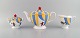 Hermès Circus tea service. Porcelain teapot, cream jug and sugar bowl. Late 20th 
century.
