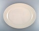 Royal Copenhagen. Salto Service, White. Large oval serving dish. 1960s.
