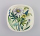 Carl Harry Stålhane for Rörstrand. Bowl in glazed ceramics with hand-painted 
flowers. Mid-20th century.
