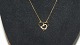 Elegant # Necklace with heart pendant and brilliant in 14 carat gold
SOLD