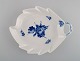 Royal Copenhagen Blue Flower Braided leaf-shaped dish. Model number 10/8002. 
Dated 1959.
