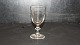 Port wine glass #Berlinoir glass, smooth