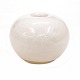 Christian Poulsen, Denmark. White glazed stoenware vase. Signed "Chr P" and 
"H1932". H: 15cm