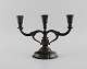 Just Andersen (1884-1943), Denmark. Candleholder in disko metal. Mid-20th 
century. Model number 2112.
