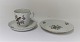 Royal Copenhagen. Spring. Coffee cup with cake plate. Model 1533/2558 + 
1533/2519. The price is per set. (1 quality)