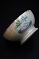 Old French café latte bowl / bol in faience with fine patina.
H:6cm. dia.:11,5cm.