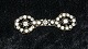 Elegant sølv Bæltespænde med zikoner
Brede 7,3 cm ca