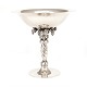 Large Georg Jensen sterlingsilver grape tazza. Designed by Georg Jensen 1918. 
#264B. Manufactured after 1945. H: 31,2cm. W: 1.843gr