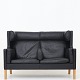 Roxy Klassik præsenterer: Børge Mogensen / Fredericia FurnitureBM 2192 - 2-personers Kupé-sofa i sort ...