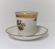 Royal Copenhagen. Gold basket. Mocha cup. Model 9093-595. There are 4 pieces in 
stock. The price is per piece.