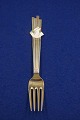 Michelsen Christmas fork 1943 of Danish gilt 
silver