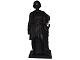 Large black Hjorth terracotta figurine
Thorvaldsen creating a woman sculpture