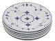Musselmalet 
Riflet 
Stor 
middagstallerken 
25,5 cm. #175