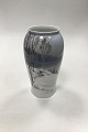 Bing og Grøndahl Art Nouveau vase med snelandskab no 8205 / 205