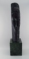 L'Art 
præsenterer: 
Amedeo 
Clemente 
Modigliani 
(1884–1920) 
d´après. "Tête 
de jeune 
femme". Stor 
bronzeskulptur 
i ...