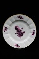 Rare Royal 
Copenhagen 
dinner plate in 
Purple Flower - 
...