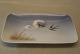 Art Nouveau 2671-861 RC Tray with swallow 10.8 x 17 cm Royal Copenhagen