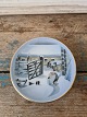 B&G small Christmas plate by Harald Wiberg no. 3504/5709