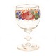 Aabenraa Antikvitetshandel præsenterer: Emaljedekoreret vinglas. Fremstillet ca. år 1860. H: 12cm
