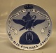 RCM 063 A  Large Freemason Royal Copenhagen Collector Plate 33 cm
