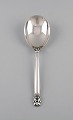 Large Georg Jensen Acorn serving spoon in sterling silver. Three pieces in 
stock.
