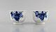 Royal Copenhagen Blue Flower Angular. Two cups without handles. Model number 10 
/ 8501A.
