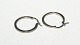 Earrings with Zikons
Stamped 925S
Height 2.8 cm in dia