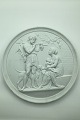 Thorvaldsen: 
Bing and 
Grondahl 
bisquit plate 
"Manhood ...