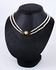 Necklace, pearl necklace of cultured pearls, cream-colored pearls
Great condition
