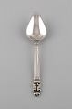 Georg Jensen Acorn grapefruit spoon in sterling silver.
