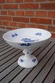 Blue Flower Plain Danish porcelain. Centerpiece or cake dish on high stand