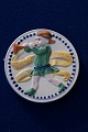 Childrens Help Day's plate 1912 in relief by Danish Aluminia