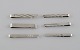 Various Danish silversmiths. Six tie pins in sterling silver. Mid-20th century.
